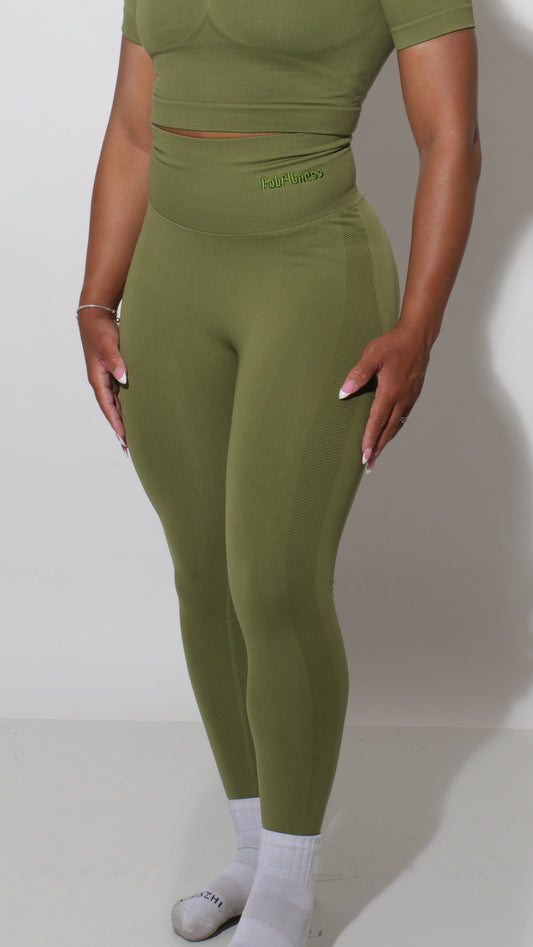 Olive Green Leggings