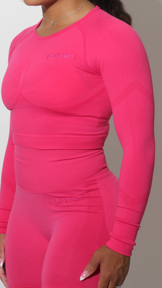 Pink Fitted Longsleeve