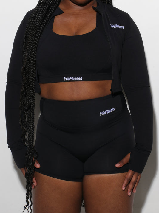 Black Cotton Set