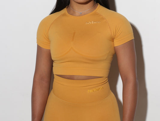 Honey Mustard Fitted Top